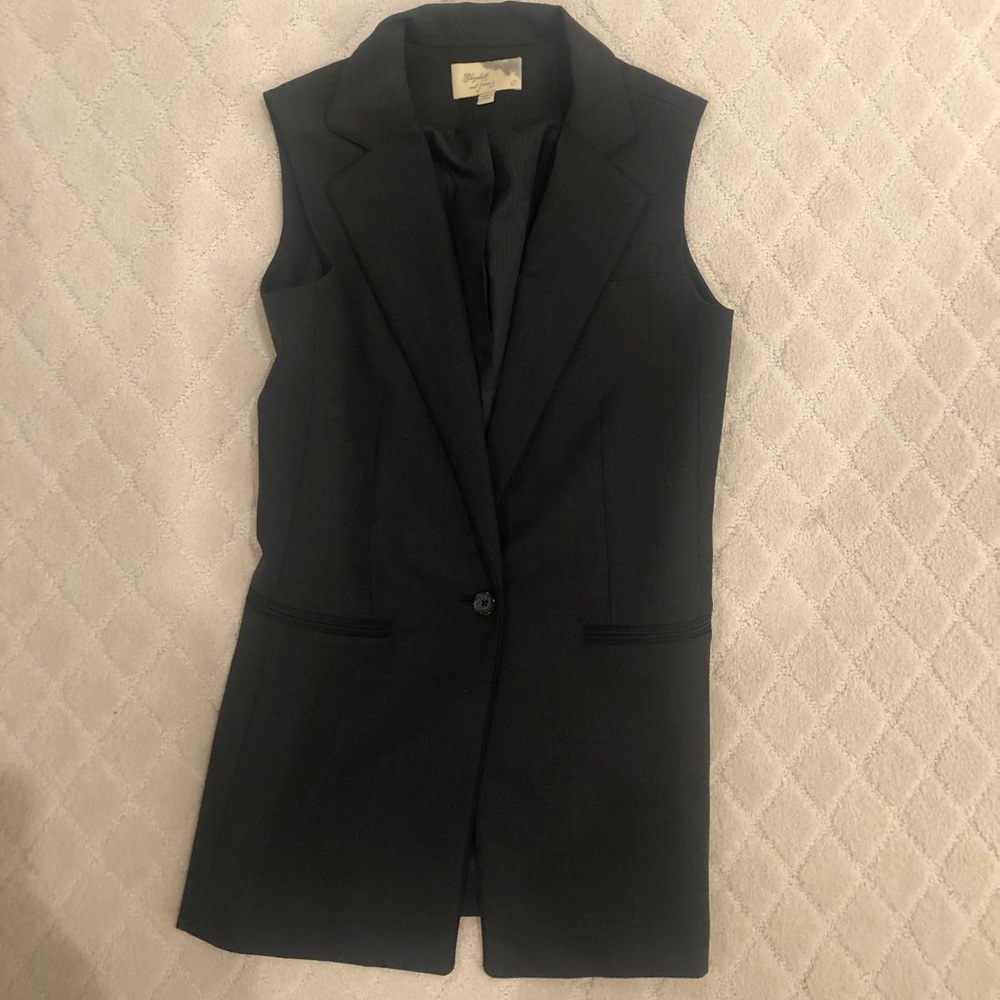 Black Elizabeth and James vest